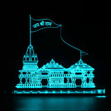Customised Shri Ram Mandir Acrylic Led  | Ayodhya Ram Mandir | Jai sri Ram | Devotional Led  Table Top |