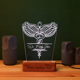 Personalized Orthopedic Surgeons Engraving Led Tabletop | Gift for Doctors | Customized Gift| Engraving with light |