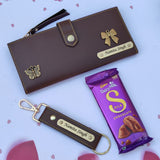 Personalised Women's Day combo| Best Gift for Her | Personalised Wallet for Her |