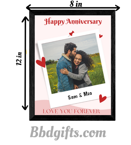 Personalized Couple Frame | Anniversary Frame| Gift for Couples | - BBD GIFTS