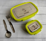 Stainless Steel Lunch Box - Personalized Kids Lunch Box Set - Lunch Box