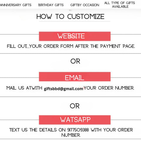 show here how to customize