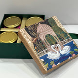 Swan Printed Jar| Dry Fruit Box