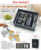 Diwali Special Kettle & 2 Mug Gift Set