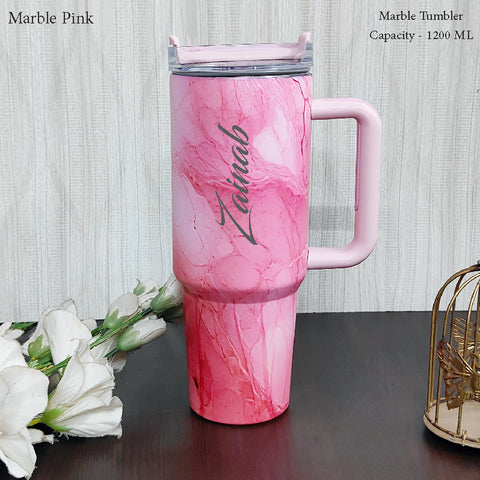 Marble Pink Stanley Tumbler