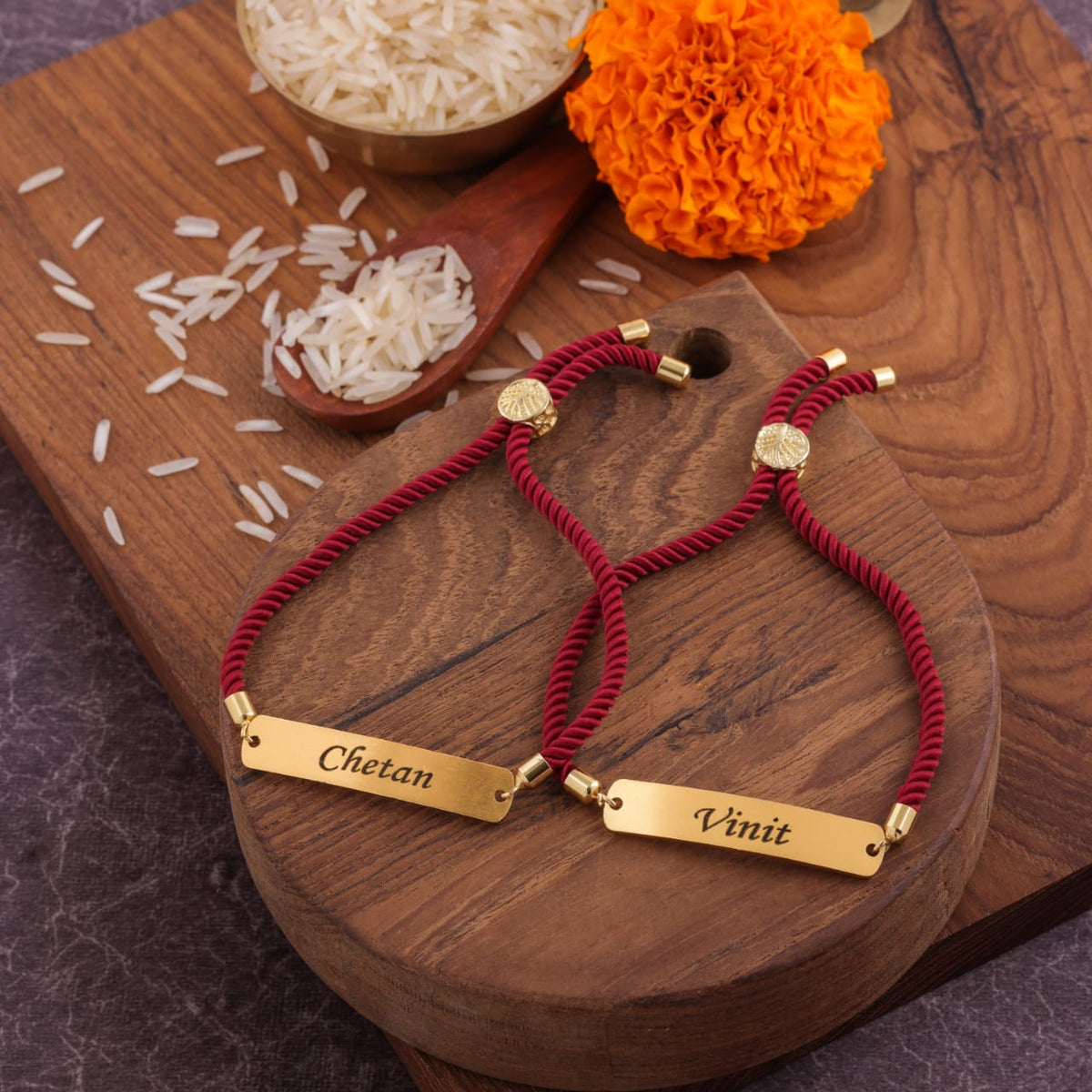 Custom Name Rakhi Combo