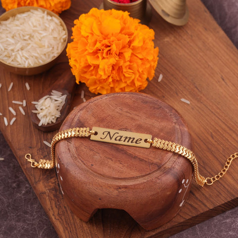 Customized Rakhi With board chain
