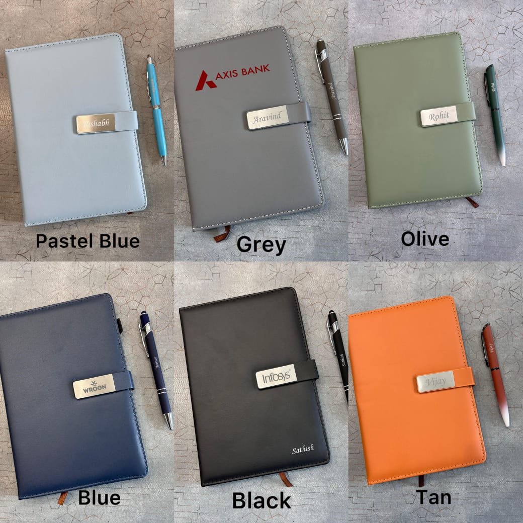Custom Vivo Diary & Pen Set - Personalized Gifts & Corporate Branding