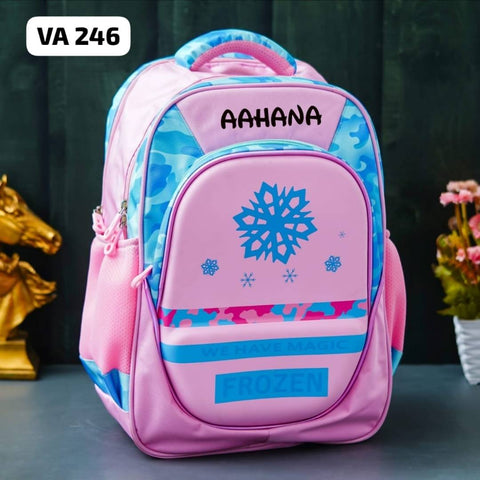 Custom Frozen Kids Backpack Set