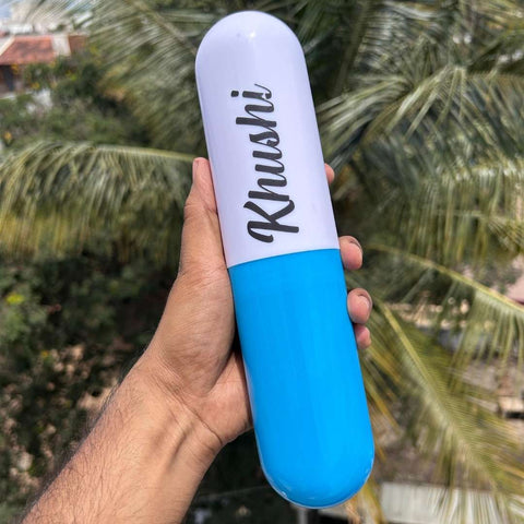 Long Capsule Umbrella with Name Customization