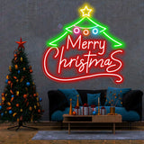 Merry Christmas Neon LED Sign | Bright & Festive Christmas Lighting