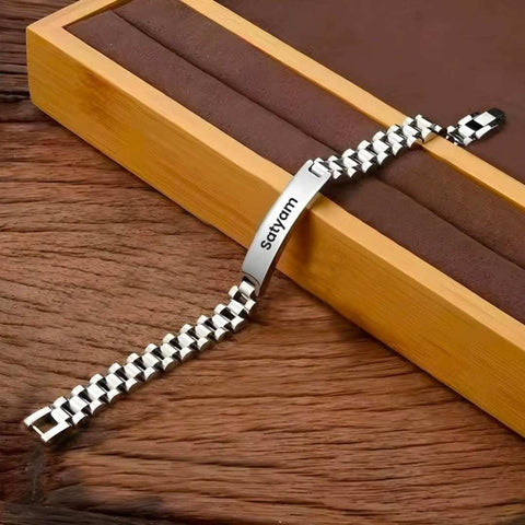 Most Luxurious Brass bracelet with Name Customization
