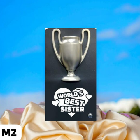 World best metal trophy | Best gift for Sister - BBD GIFTS