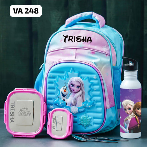 Custom Name Backpack Combo