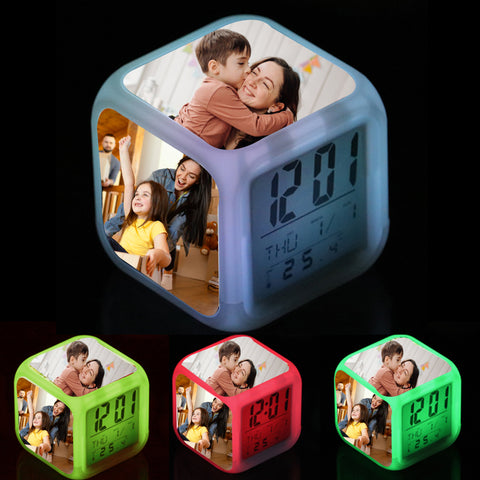 Customised Alarm Clock - Photo Clock - Gifts For Kids - Birthday Gifts