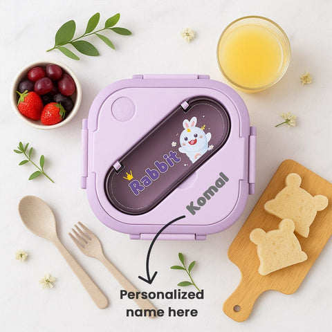 Personalized Stainless Steel Lunchbox for Kids & Adults