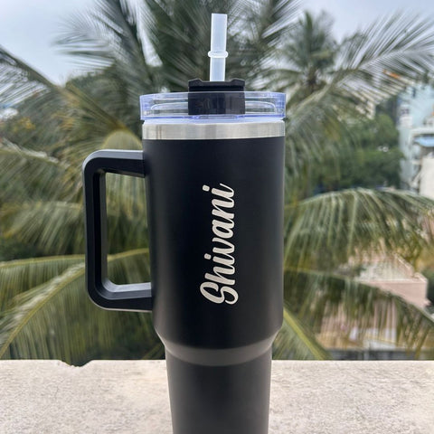 Personalized Stanley Mug – 1200ML Stainless Steel Travel Mug with Straw