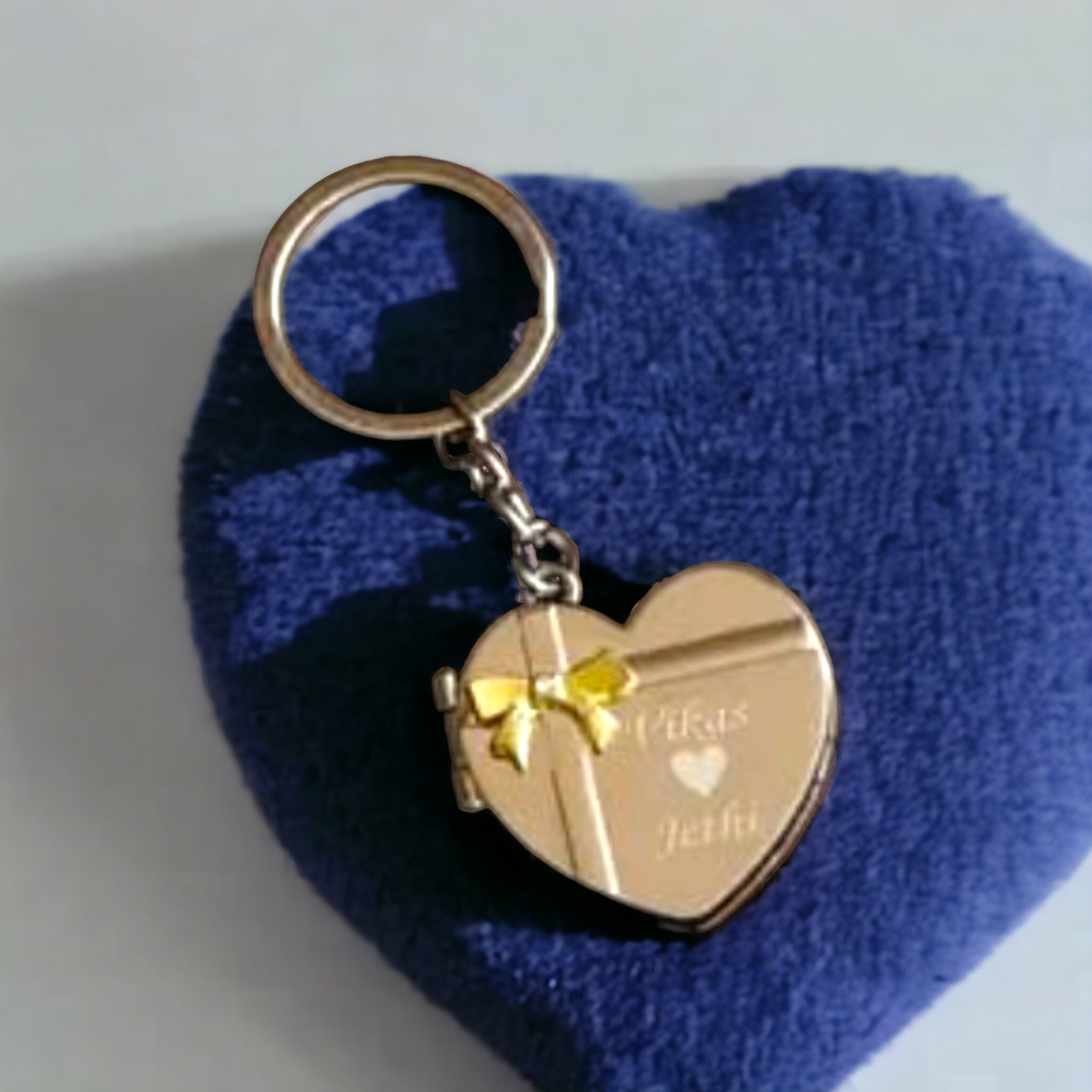 Customized Heart shaped keychain | personalized named keychain | gift for couples