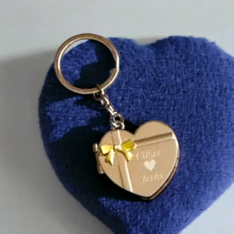 Customized Heart shaped keychain | personalized named keychain | gift for couples | Gift For him and her