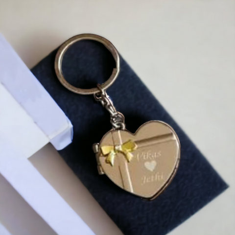 Customized Heart shaped keychain | personalized named keychain | gift for couples | Gift For him and her