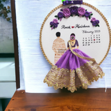 Handmade Embroidery Hoop | Embroidery hoops | Wedding Hoop | Calendar Hoop