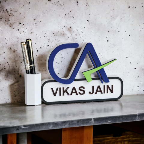 Personalized Pen Stand for CA | best gift for future CA |