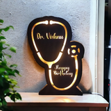 Customized table top for doctors | best gift for doctors | Table decor for doctors | doctors table top with led light | gift for doctors under 1000 rs
