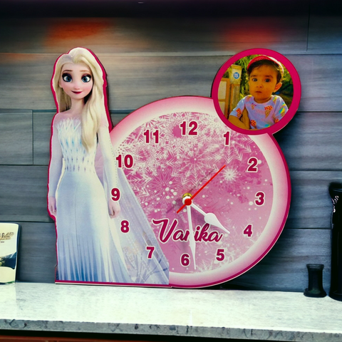 Customised Kids cartoon Wall Clock - Kids Personalized Wooden Wall Clock -
Personalised Gifts - Best Gifts For Kids - BBD GIFTS