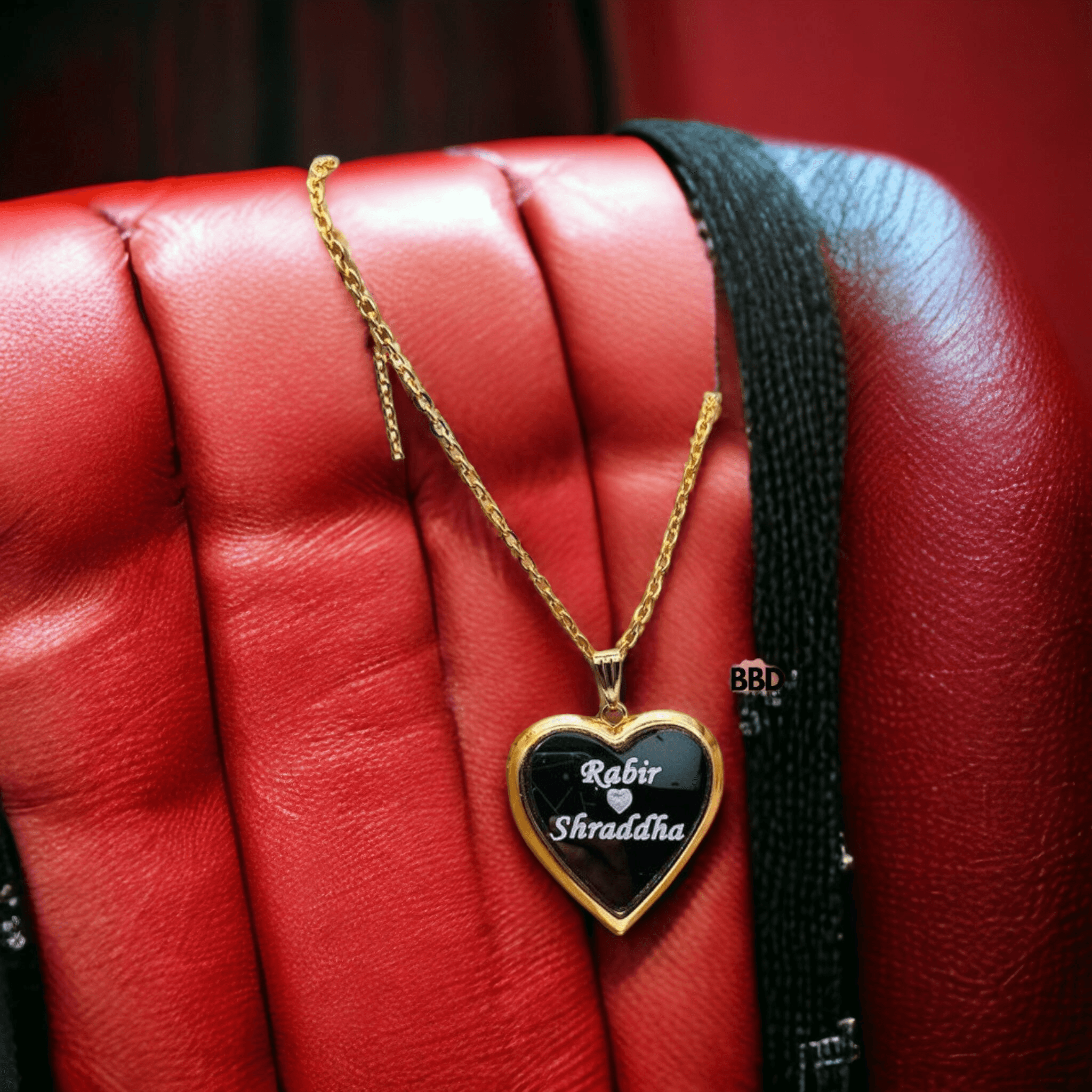 Customized Heart Pendant With Names Personalized Heart Locket Necklace with photo Anniversary Gifts