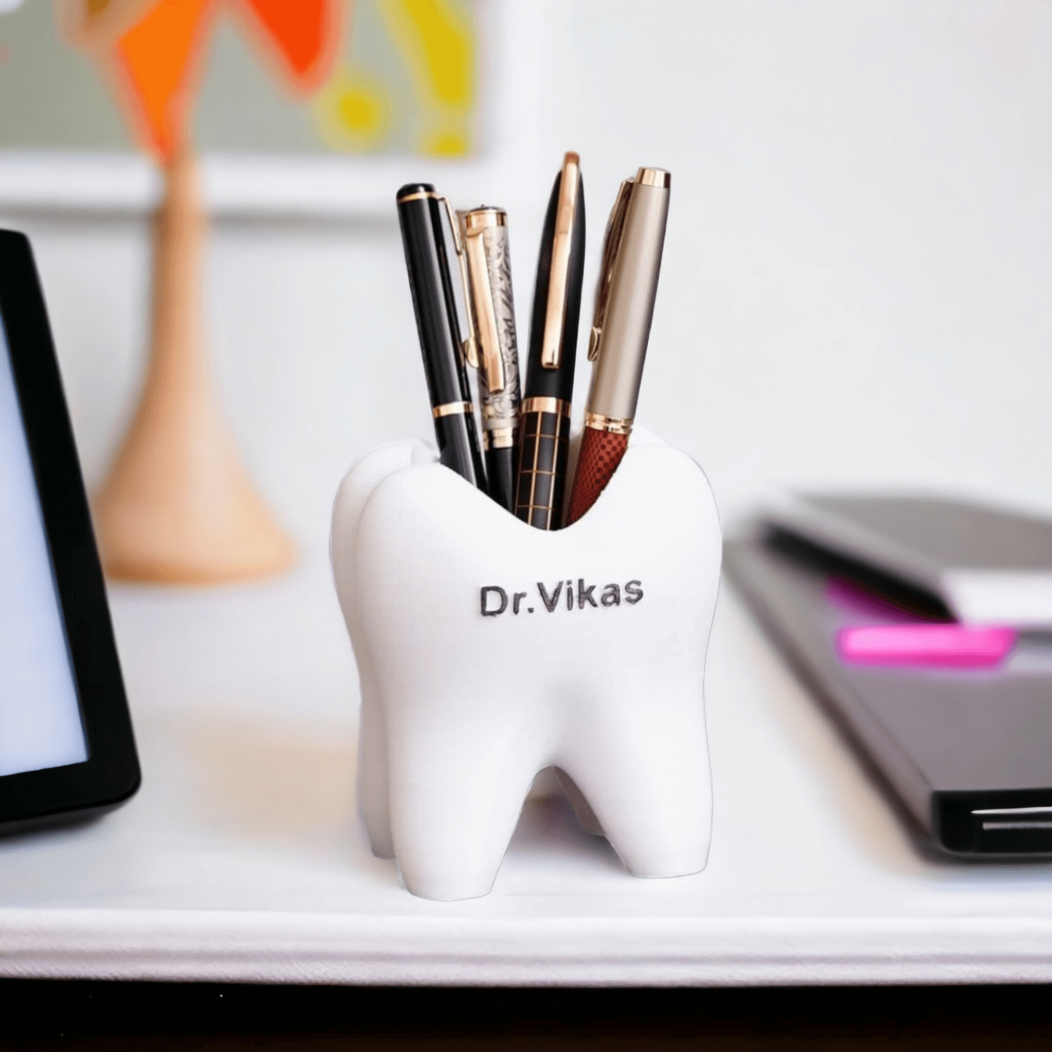 Personalized pen discount holder