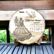 Best gift for Anniversary| best gifts for couple | Gift for wedding | Engraving Wooden Bark