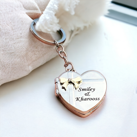 Customized Heart shaped keychain | personalized named keychain | gift for couples | Gift For him and her