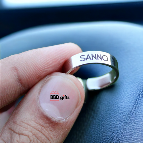 Customized Name Ring