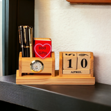 SPECIAL WOODEN MOBILE STAND WITH CALENDER