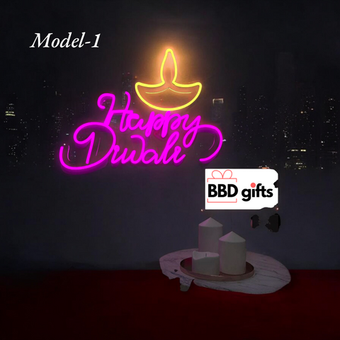 Customized neon light for diwali - BBD GIFTS