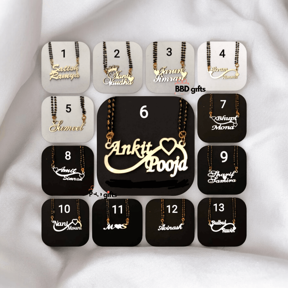 Customized Name Mangalsutra – BBD GIFTS