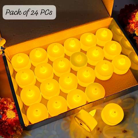 Customised Diwali Dazzle Mini Diya Set | Diwali Glow Smokeless Diyas | Diwali Bliss Bright Diya Set | Light Candles | Led Candles