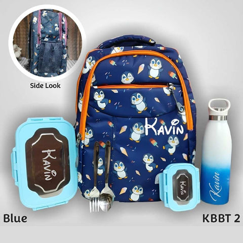 Premium Back to School Set: Personalized Bag, Steel Lunch Box & Water Bottle
