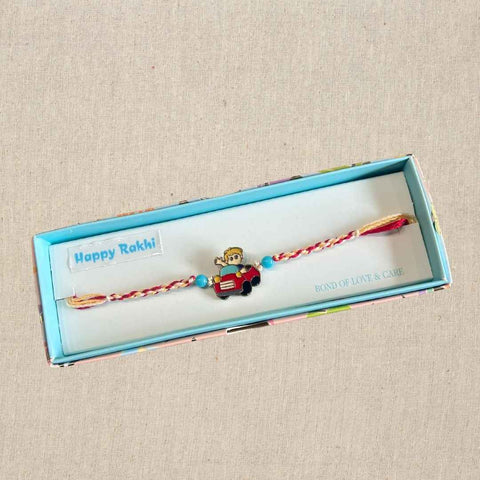 Premium Kids Rakhi with Charm – 5 Cute Designs in Gift Box