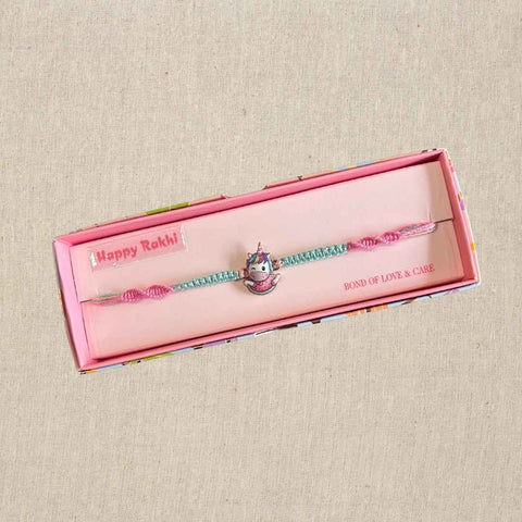 Premium Kids Rakhi with Charm – 5 Cute Designs in Gift Box