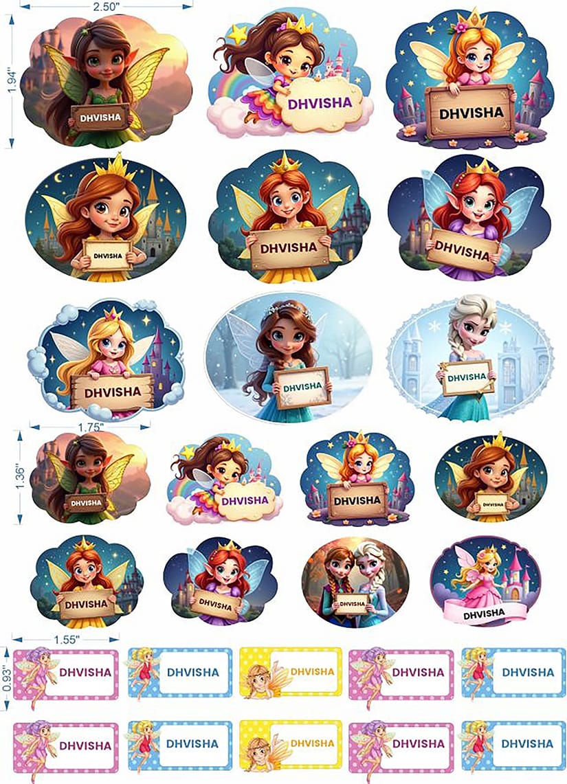 Kids Waterproof Sticker Sheet