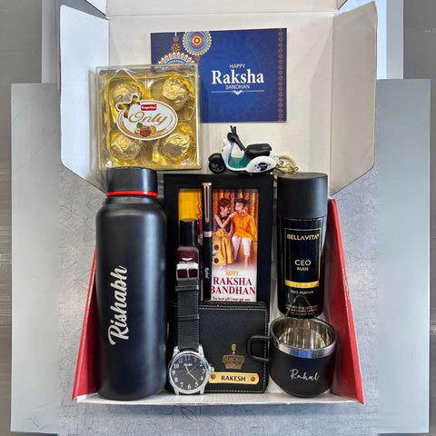 Luxury Rakhi Gift Combo for Brother Personalized
