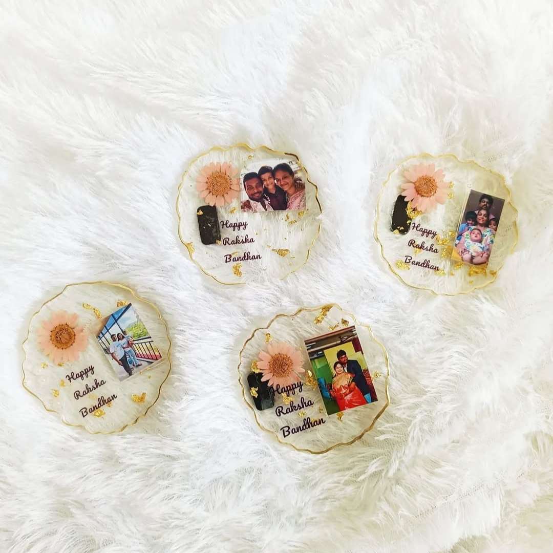 Rakhi Special Resin Photo Fridge Magnet