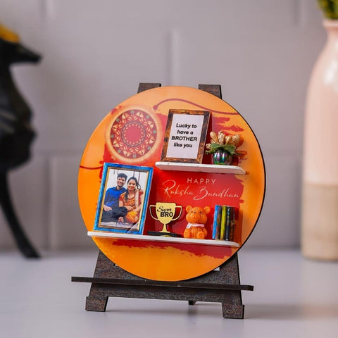Personalized Raksha Bandhan Photo Frame Decor