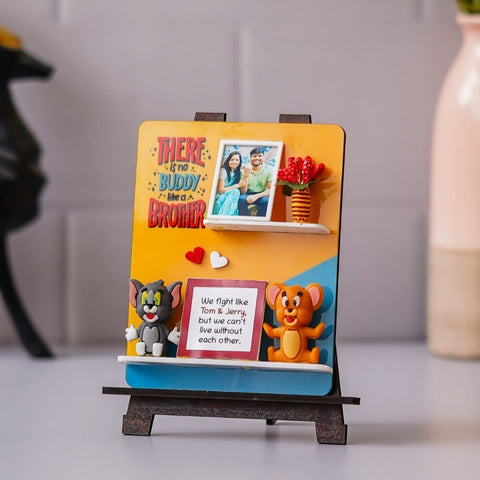 Personalized Raksha Bandhan Photo Frame Decor