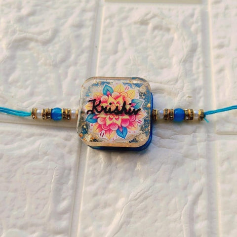 Resin Magnet Rakhi – 6 Photo Personalized Rakhi || Ladder photo rakhi