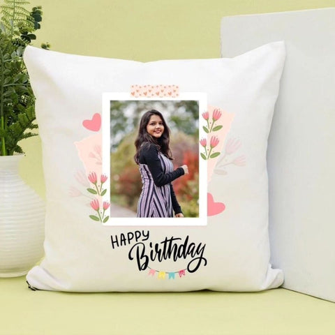 Personalized Satin Pillow – Washable Print & Cover