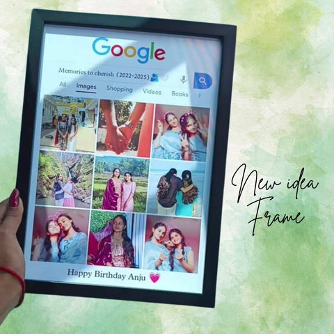Google Search Style Photo Frame