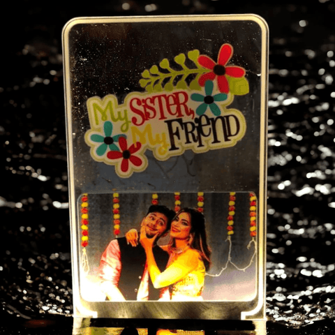 gift for sister|Best gift for your sister | Table Top for sister| Gift for sister | Best gift for rakhi | Gift For your sister| acrylic table top for sister - BBD GIFTS