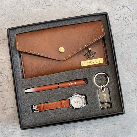 Sister Combo with Customized Clutch, Pen & Keychain